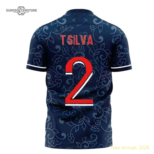 Best-Selling Paris 2025-2026 Home Concept Football Kit (Libero) (T.Silva