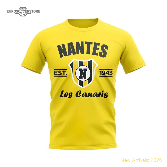 Nantes Established Football Tee (yellow) - Economical - Match Quality