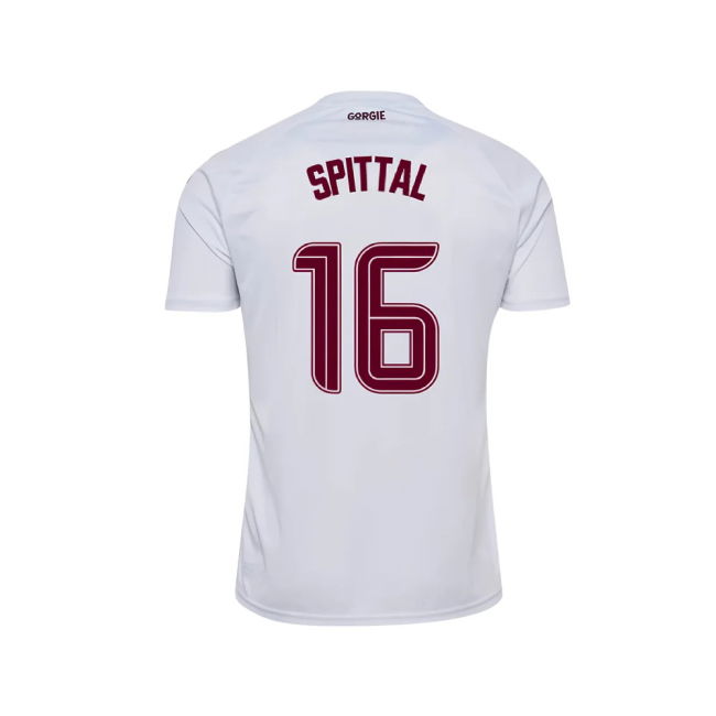 Premium 2025-2026 Hearts Away Away Spittal 16 With Collector's Item