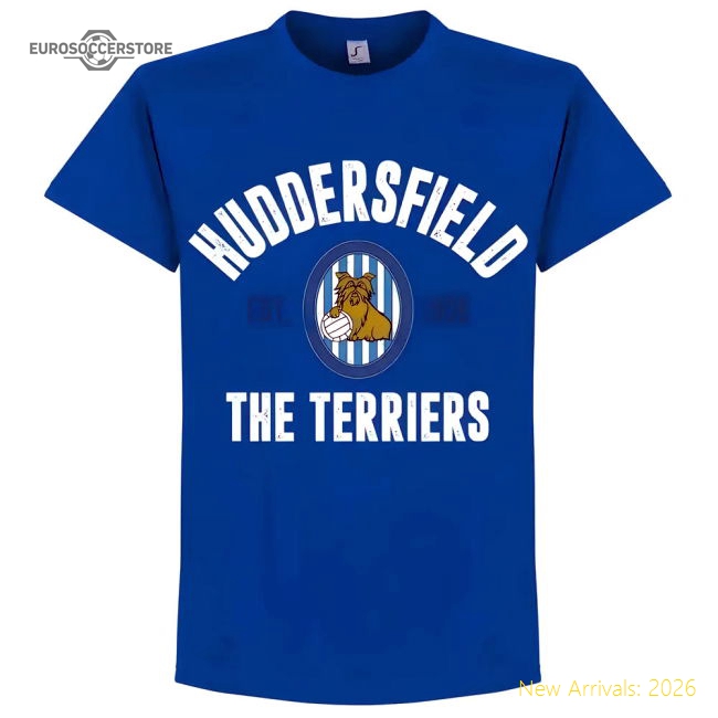 Huddersfield Established T-shirt - Royal - Premium Quality