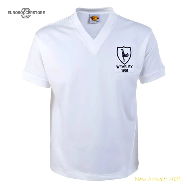 Top-grade Thfc Hotspur 1961 Wembley Retro Football Shirt - Great Value