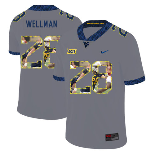 Men's None Gray 2024 durabl Elijah Wellman #28 away jersey Jersey