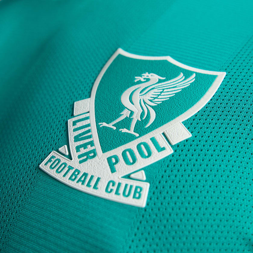 Virgil van Dijk Liverpool FC Authentic Third Football Shirt 25/26 EPL No Room For Racism Sea Green