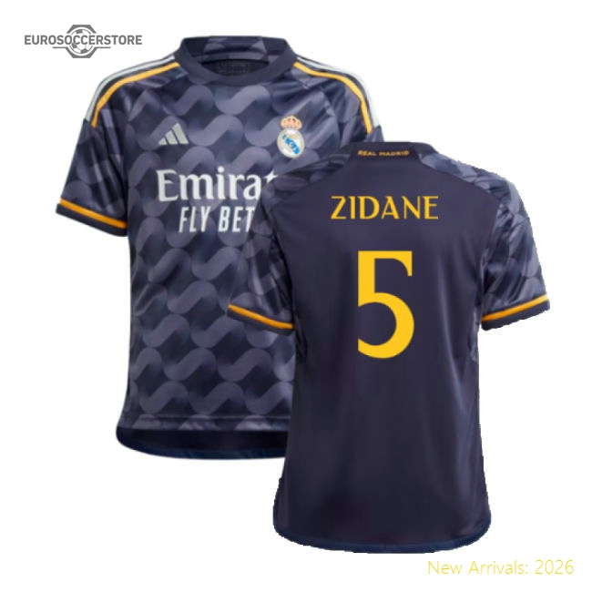 Supporter 2023-2024 Real Madrid Away Shirt (Kids) (Zidane 5)