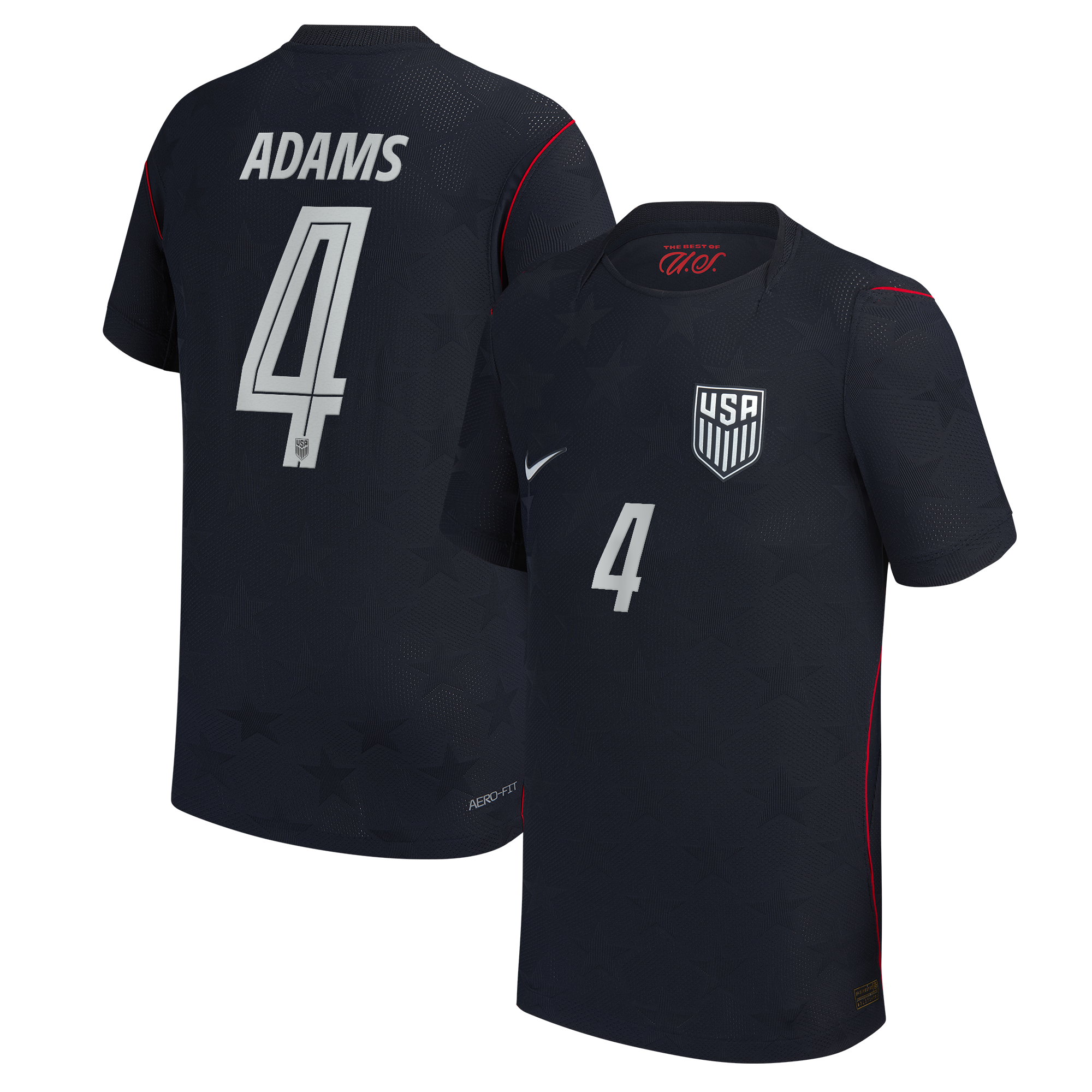 [SJH] Tyler Adams USMNT 2026 Away Match Authentic Jersey - Blue
