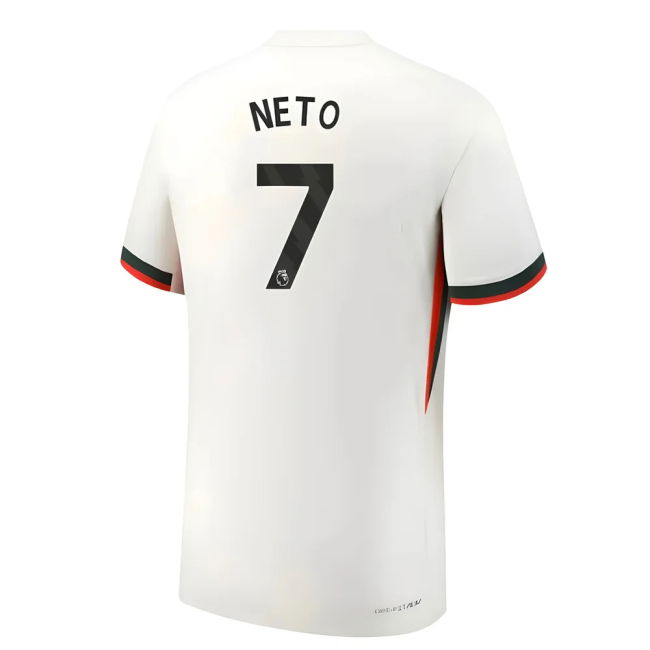 2025-20 Chelsea Authentic Away Jersey Neto #7 L S