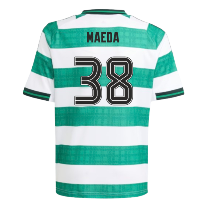 Top Tier Match Day Green And White Hoops Kids Maeda #38 Updated Des...