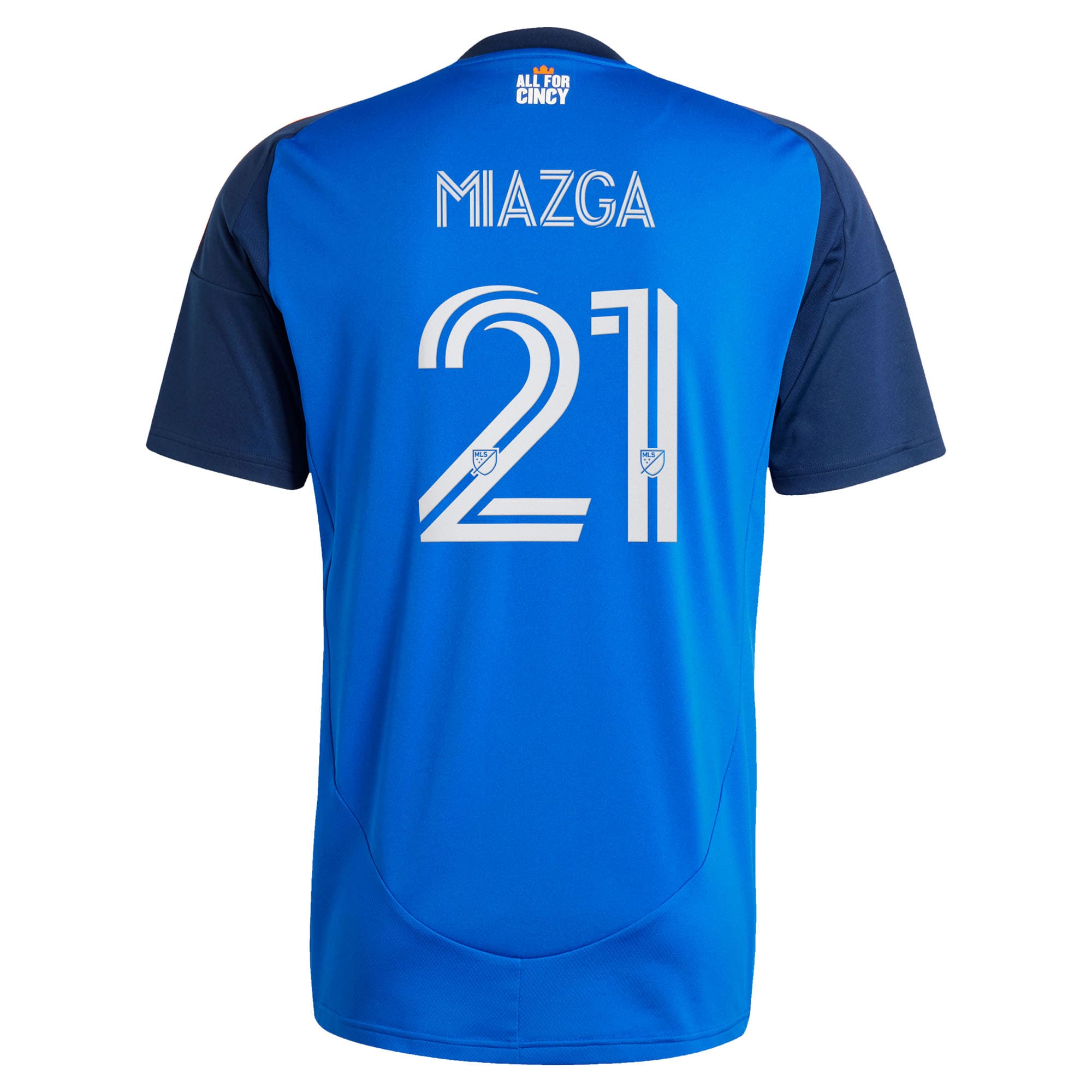 [ESK] Matt Miazga FC Cincinnati 2025 Orange and Blue Legacy Kit Replica Player Jersey - Blue