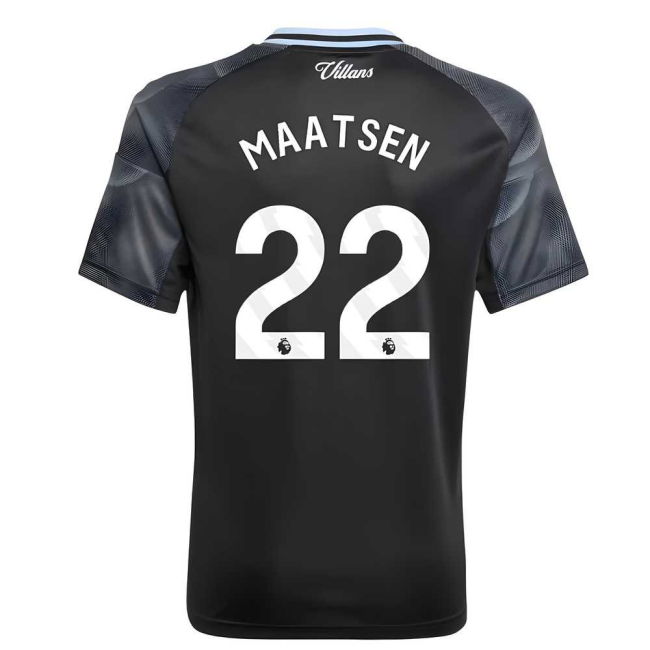 Official Licensed Faithful Football Aston Villa Away Shirt Kids Ma...