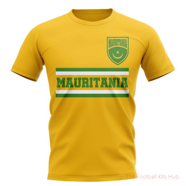 Mauritania Core Football Country T-Shirt (Yellow)