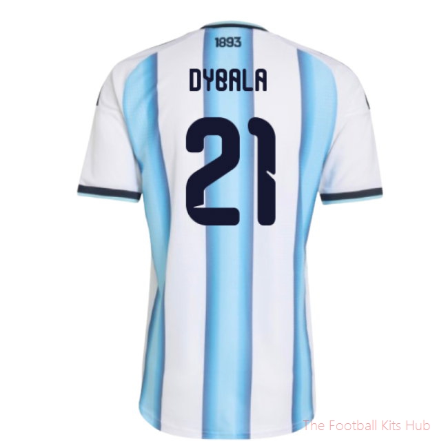 2026-2027 Argentina Authentic Home Shirt (Dybala 21)