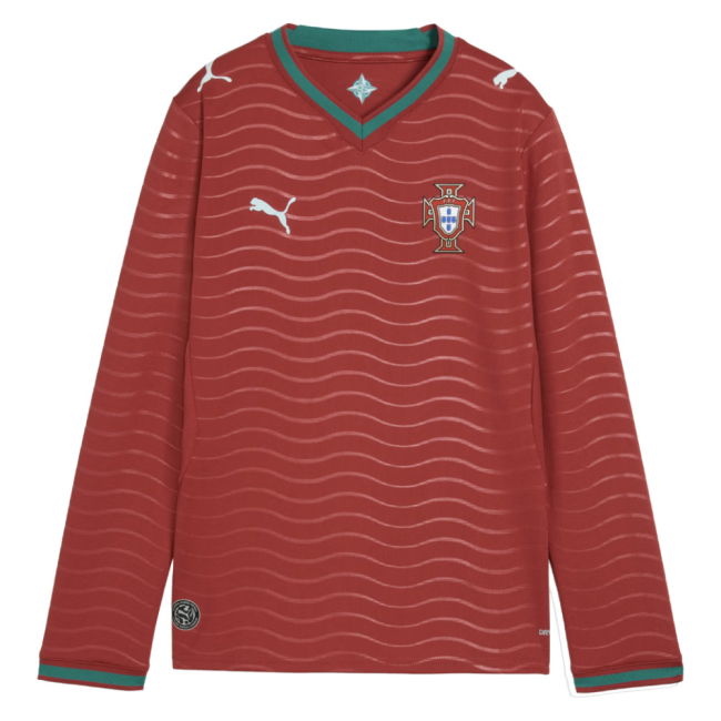 2026-2027 Portugal Long Sleeve Home Shirt (Kids) (Joao Cancelo 20)