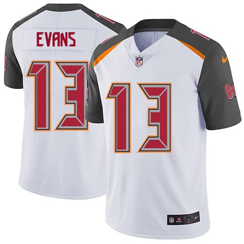 NFL T B Buccaneers Mike Evans #13 Limited White Authentic Jersey