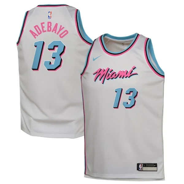 Bam Adebayo MIA Swingman Jersey - fashionable official - White