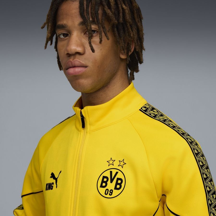 Dortmund Training Travel Jacket Anthem Faster Yellow/puma Jet Black