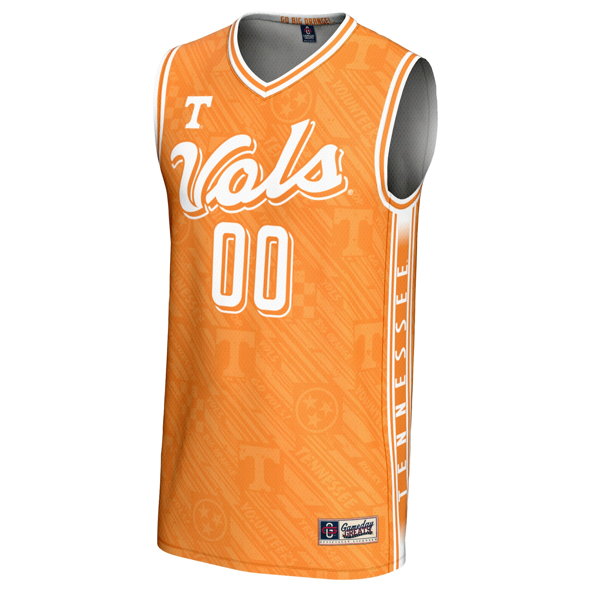 [NJP] Tennessee Lady Vols GameDay Greats Youth NIL Pick-A-Player Women's Basketball Lightweight Highlight Print Jersey - Tennessee Orange