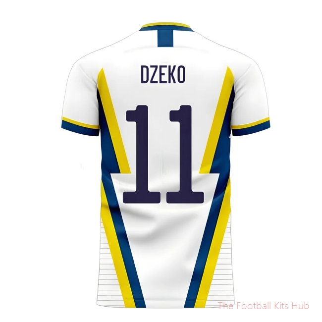 Bosnia 2025-2026 Away Concept Football Kit (Libero) (DZEKO 11)
