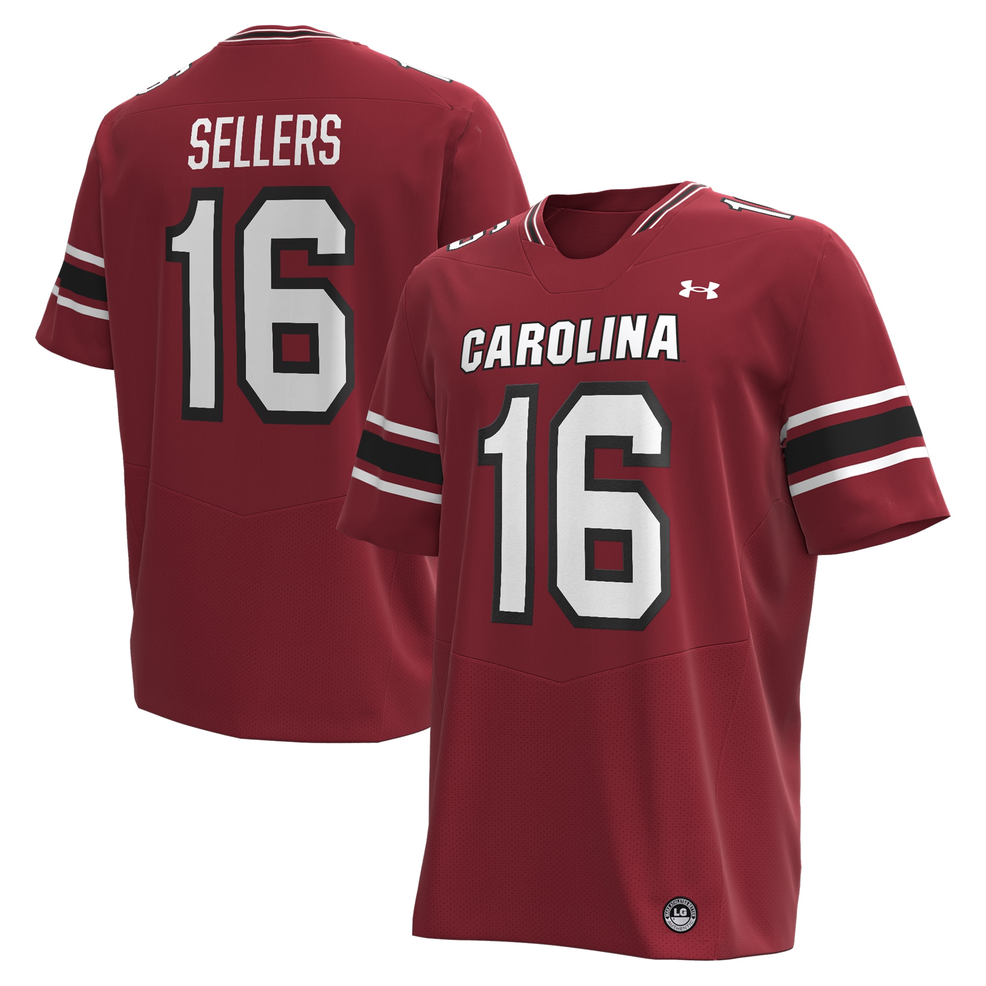 [DDG] Youth LaNorris Sellers South Carolina Gamecocks NIL Football Replica Player Jersey - Garnet