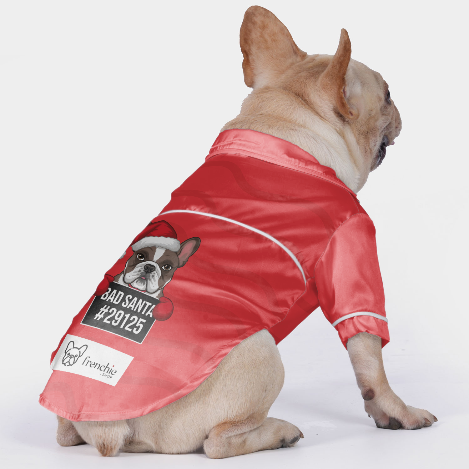 Cozy Lifestyle-Driven Bad Santa - Pajamas For French Bulldog as a Gift