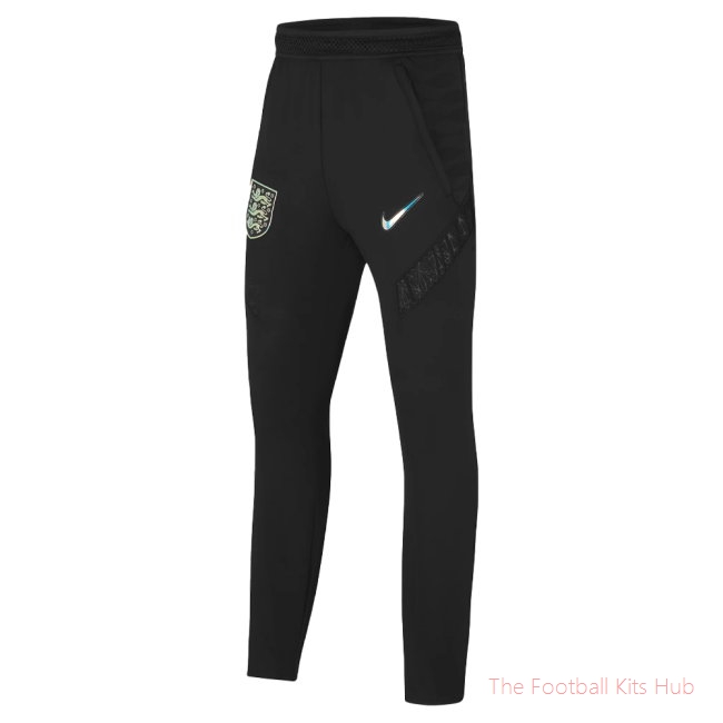 2021-2022 England Training Pants (Black) - Kids