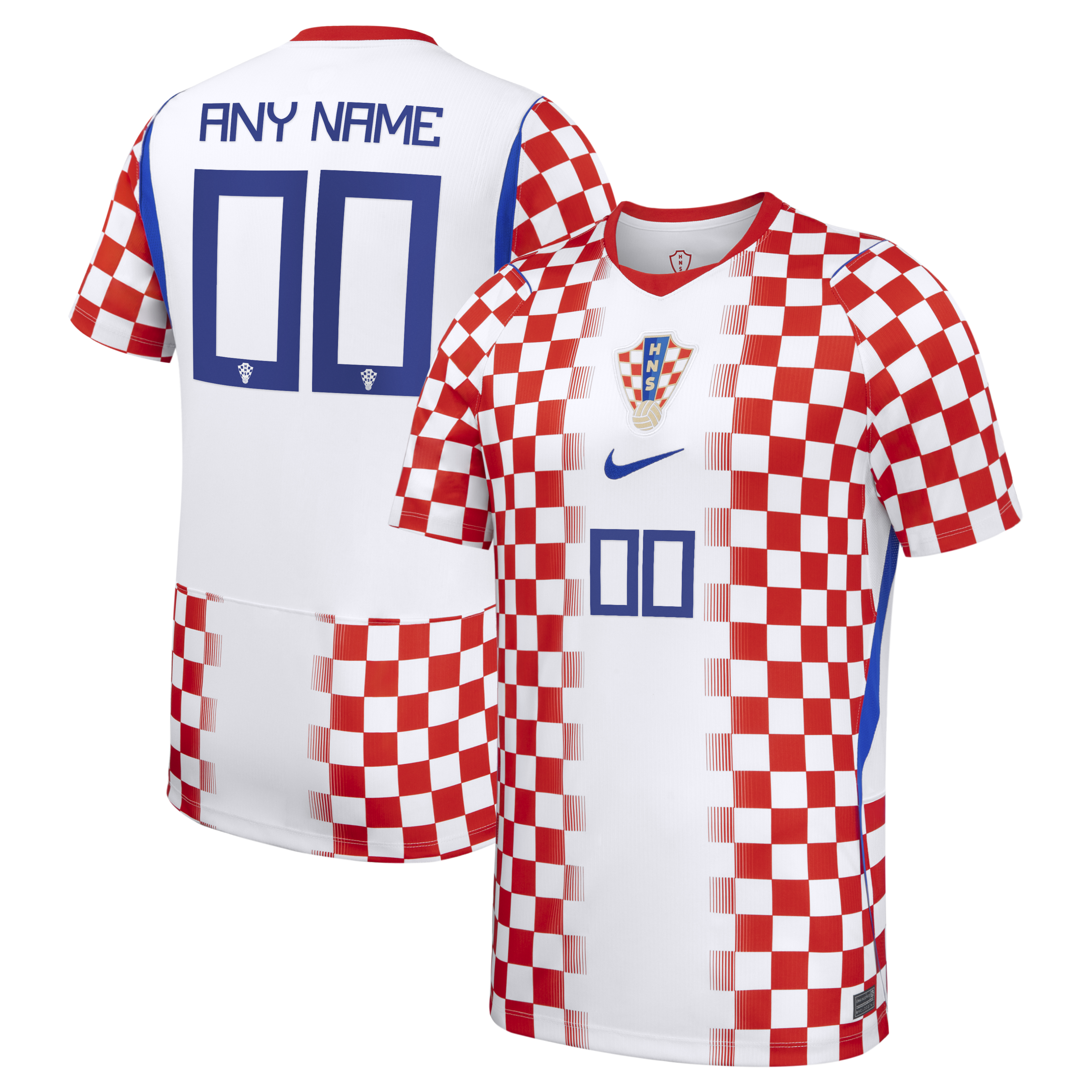 [SJH] Croatia National Team 2026 Home Stadium Replica Custom Jersey - White