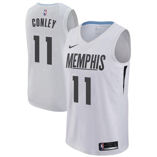 76ers White Memphis Grizzlies #11 Nike Jersey - Value-Priced