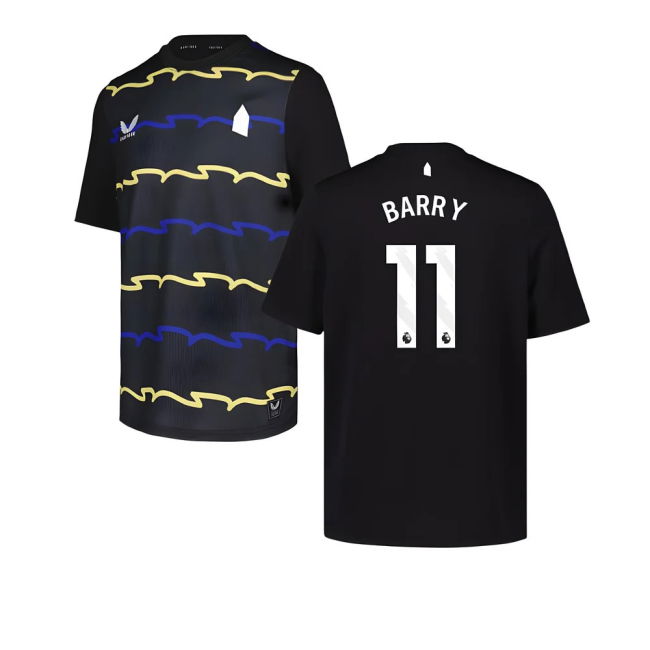 True Everton Everton Third Shirt Kids Barry #11 High Performance 2...