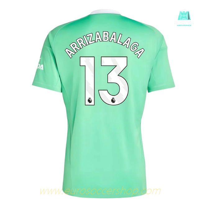 2025-2026 Arsenal Third Goalkeeper Shirt (Green) (Arrizabalaga 13)