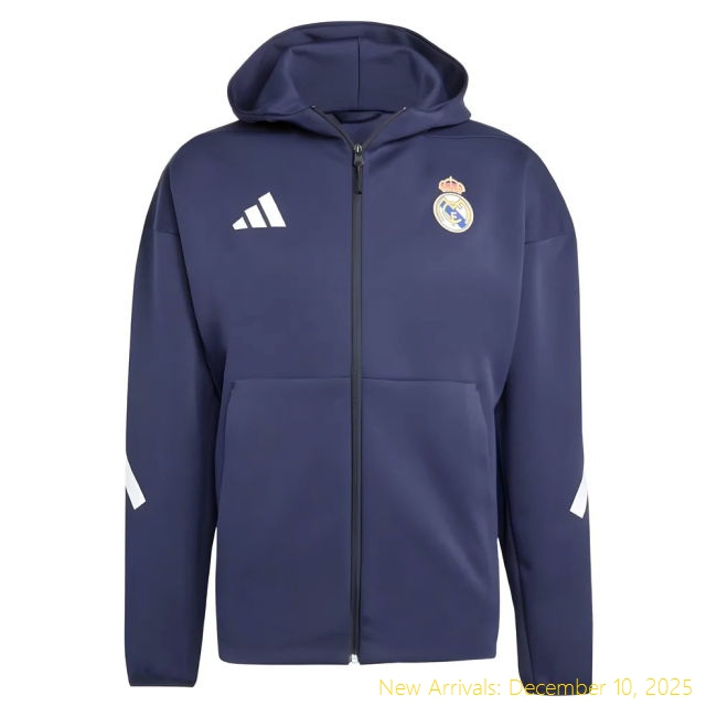 Authentic 2025-2026 RM Real Madrid Anthem Jacket (Legend Ink)