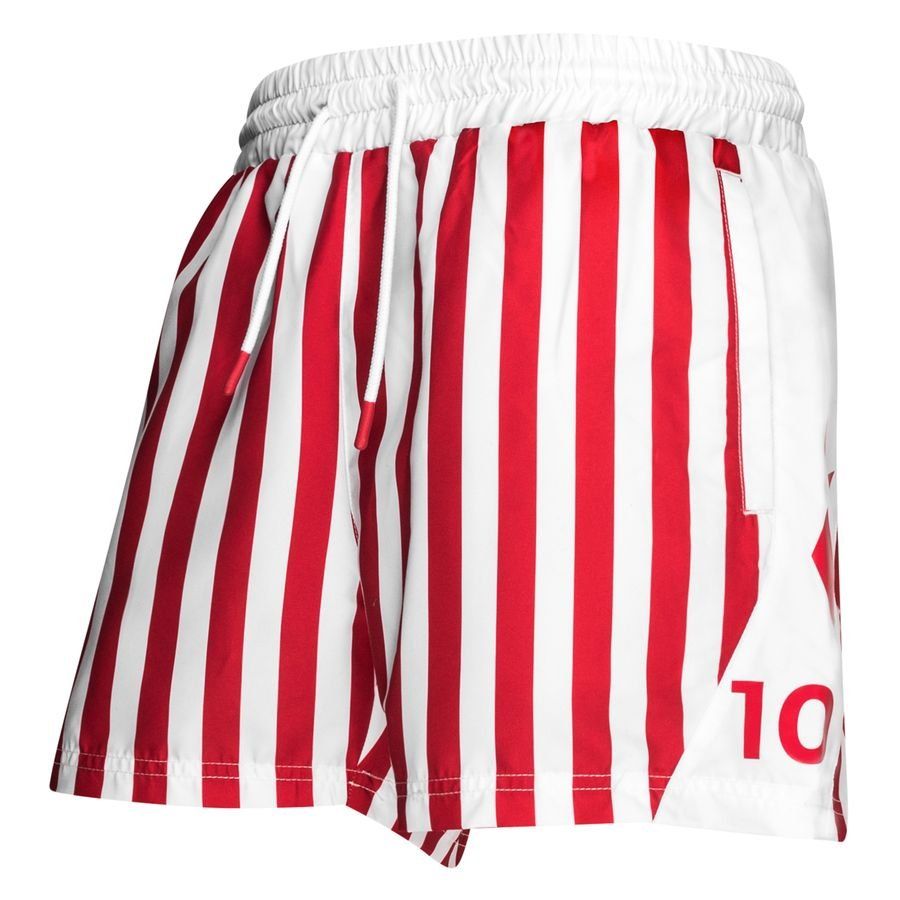 Denmark Swim Shorts Retro Tango Red/pure White