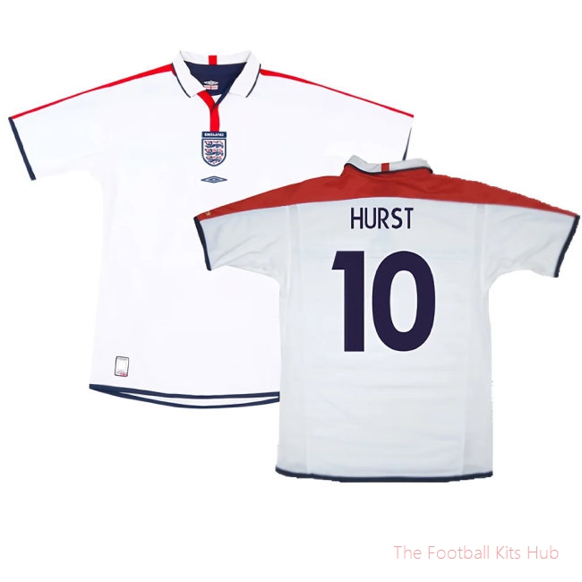 England 2003-05 Home Shirt (XXL) (Excellent) (Hurst 10)