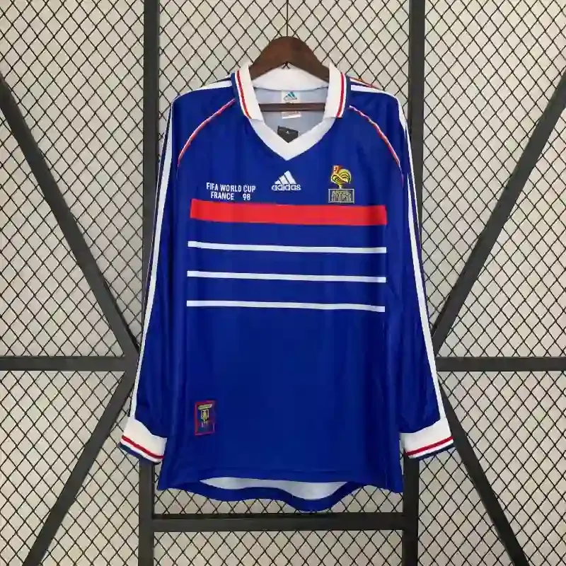 Cheap 1998 Long Sleeve France Jersey retro kit