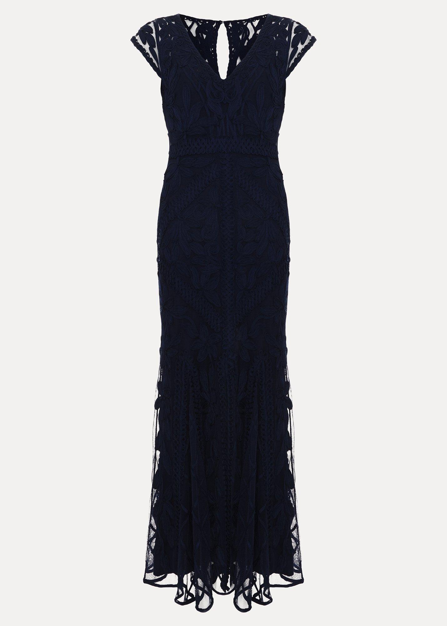 Petite Khiana Tapework Maxi Dress