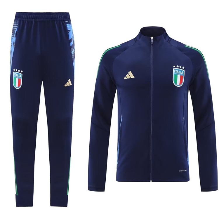 Genuine Professional Grade 2024 Italy Jacket Suit - Navy Blue
