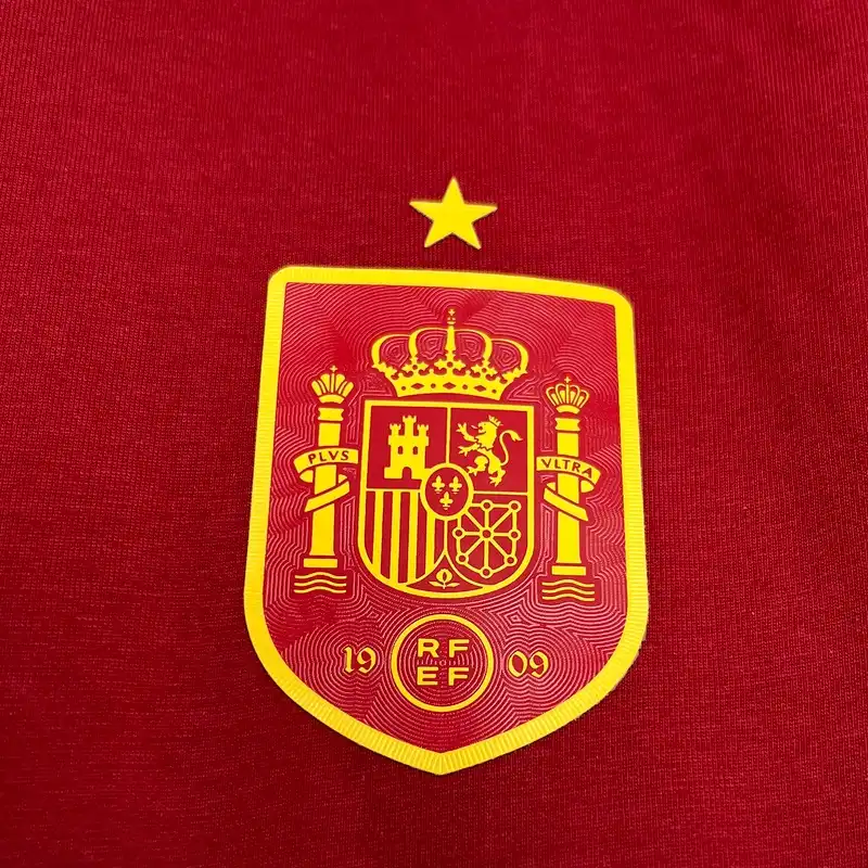 Spain Euro Retro Style Soccer retro kit