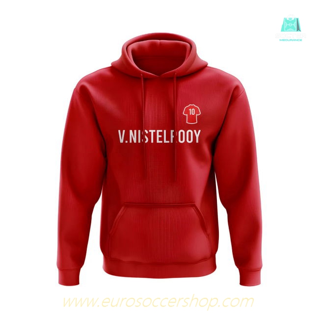 Ruud Van Nistelrooy Man United Number Hoody (Red)