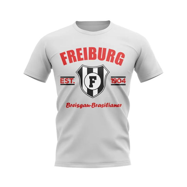 Freiburg Established Football T-Shirt (White) | Performance