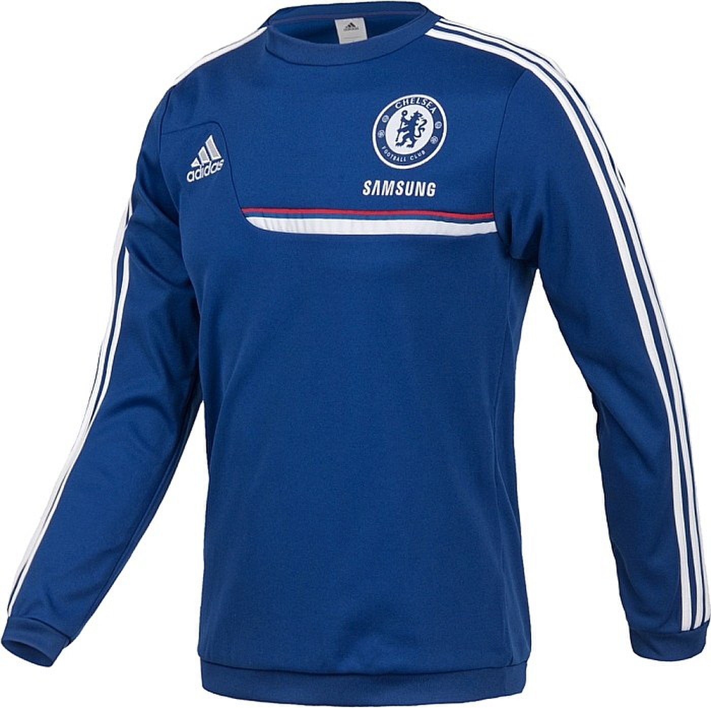 13-14 Chelsea Blue Long Sleeve Crew Sweatshirt - Official Replica 1198