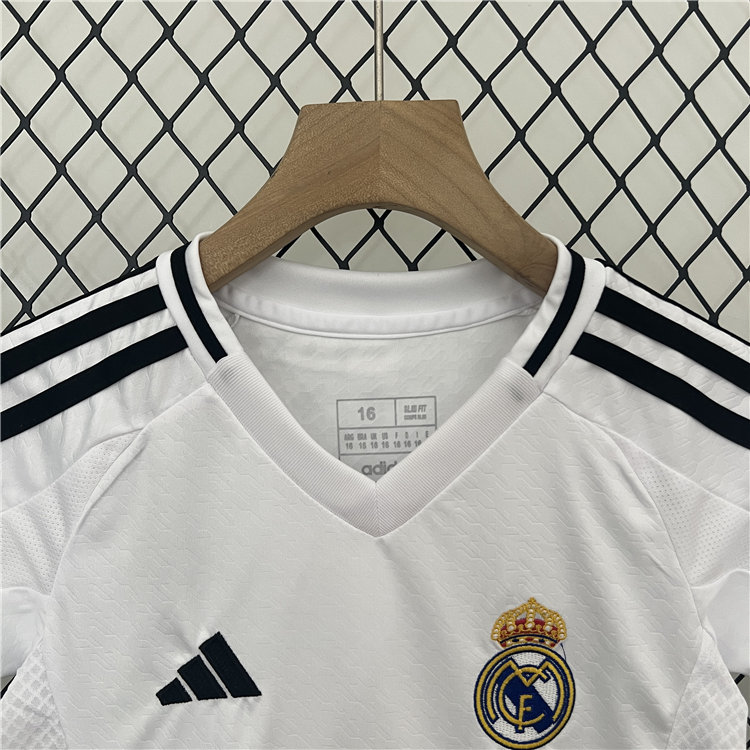 KidsYouth Real Madrid 2425 Home Kit ShirtShort - Official Replica