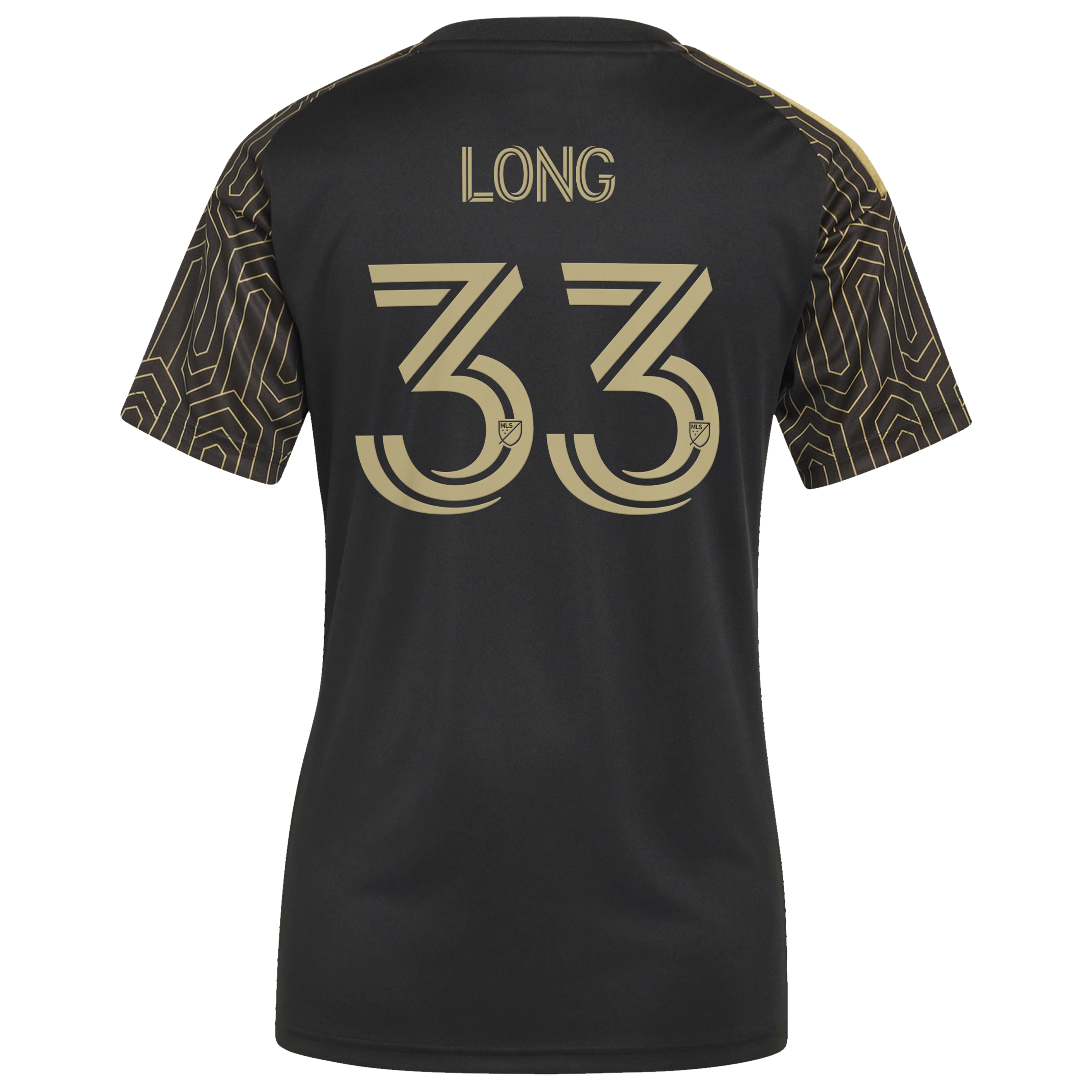 [SJH] Aaron Long LAFC Women's 2026 Primary Kit Replica Jersey - Black