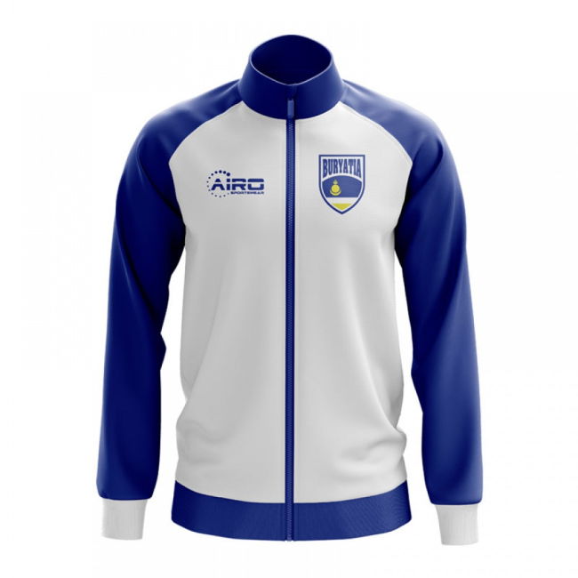 Athletic Buryatia Concept Football Track Jacket (White)