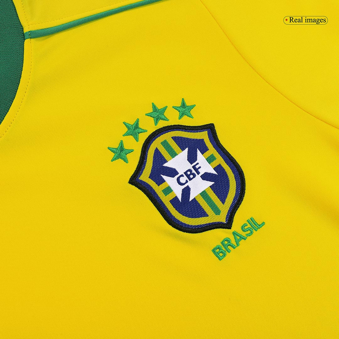 High Quality 1998 BRAZIL RETRO HOME SHIRT - Official Replica 3879