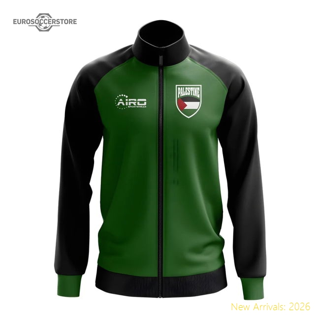 Outstanding Palestine Concept Football Track Jacket (green)