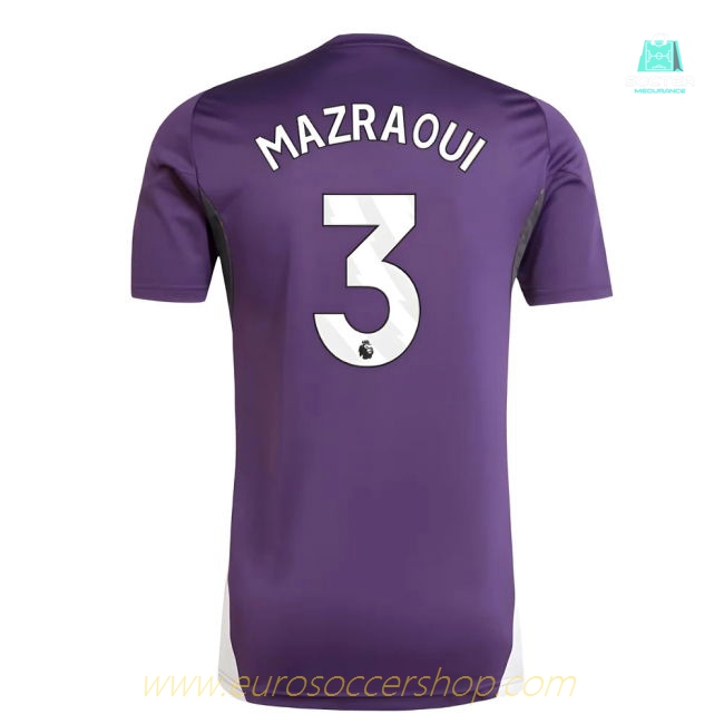 2025-2026 Man Utd Training Jersey (Aurora Plum) (Mazraoui 3)