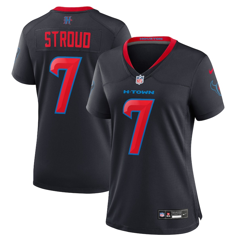 None C.J. Stroud HOU Texans Retro Official Jersey for NFL Fans