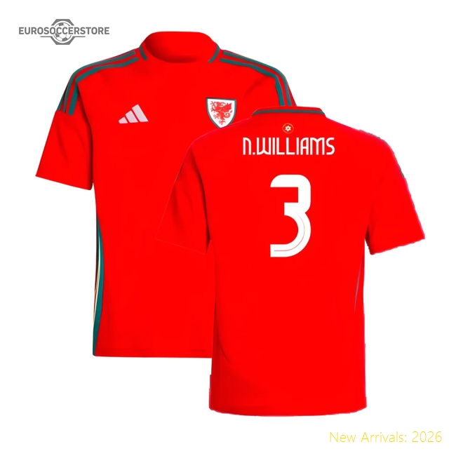 2024-2025 Football Team Kids Breathable Jersey N.williams Puma Drycell