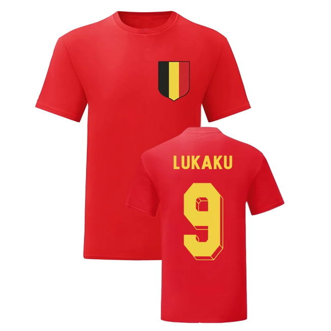 Premium Romelu Lukaku Belgium Jersey Soccer Breathable Durable