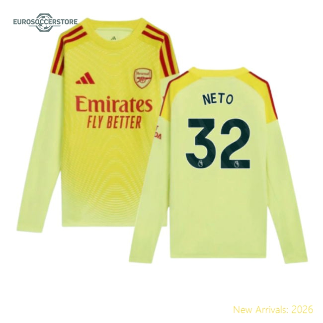 Child-friendly Arsenal Kids Neto Jersey 2025-2026 Easy-care
