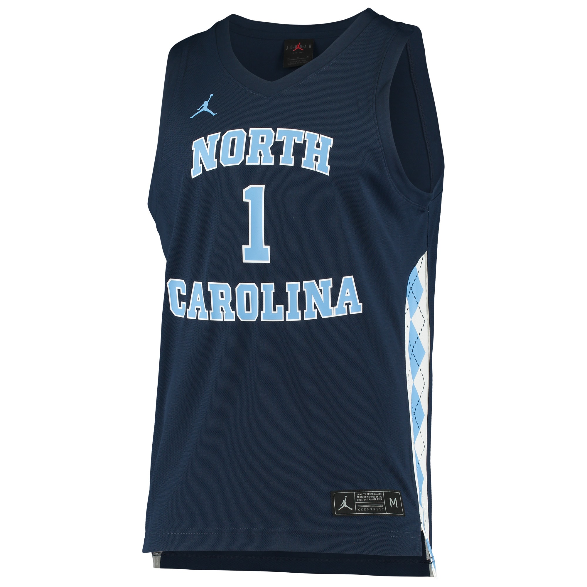 [DDG] North Carolina Tar Heels Unisex Replica Basketball Jersey - Navy
