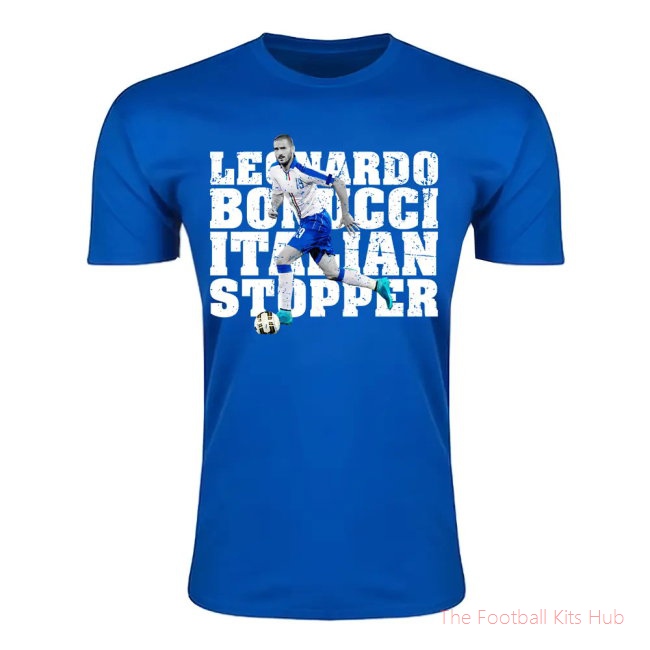 Leonardo Bonucci Italian Stopper T-Shirt (Blue) - Kids